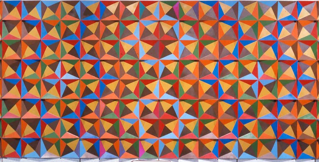 Doris Leeper “Modular Wall Relief in Eight Colors”